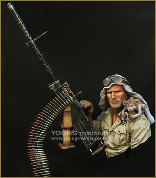 

1/10 Resin Figure Bust British Gunner Unassembled Unpainted