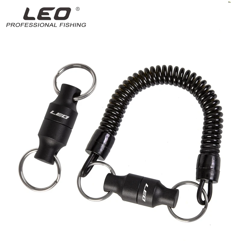 

Fly Fishing Solid Magnetic Buckle Net Release Clip Hanging Buckle Tackle Holder With Lanyard