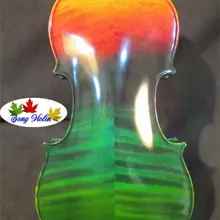 Страд стиль песня бренд мастер красочные скрипки 3/4, богатый и резонансный звук#8048