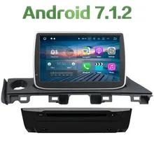 2GB RAM 16GB ROM 1Din Android 7.1.2 Quad core Steering Wheel Control Car DVD Player Touch Screen For Mazda 6 Atenza 2017