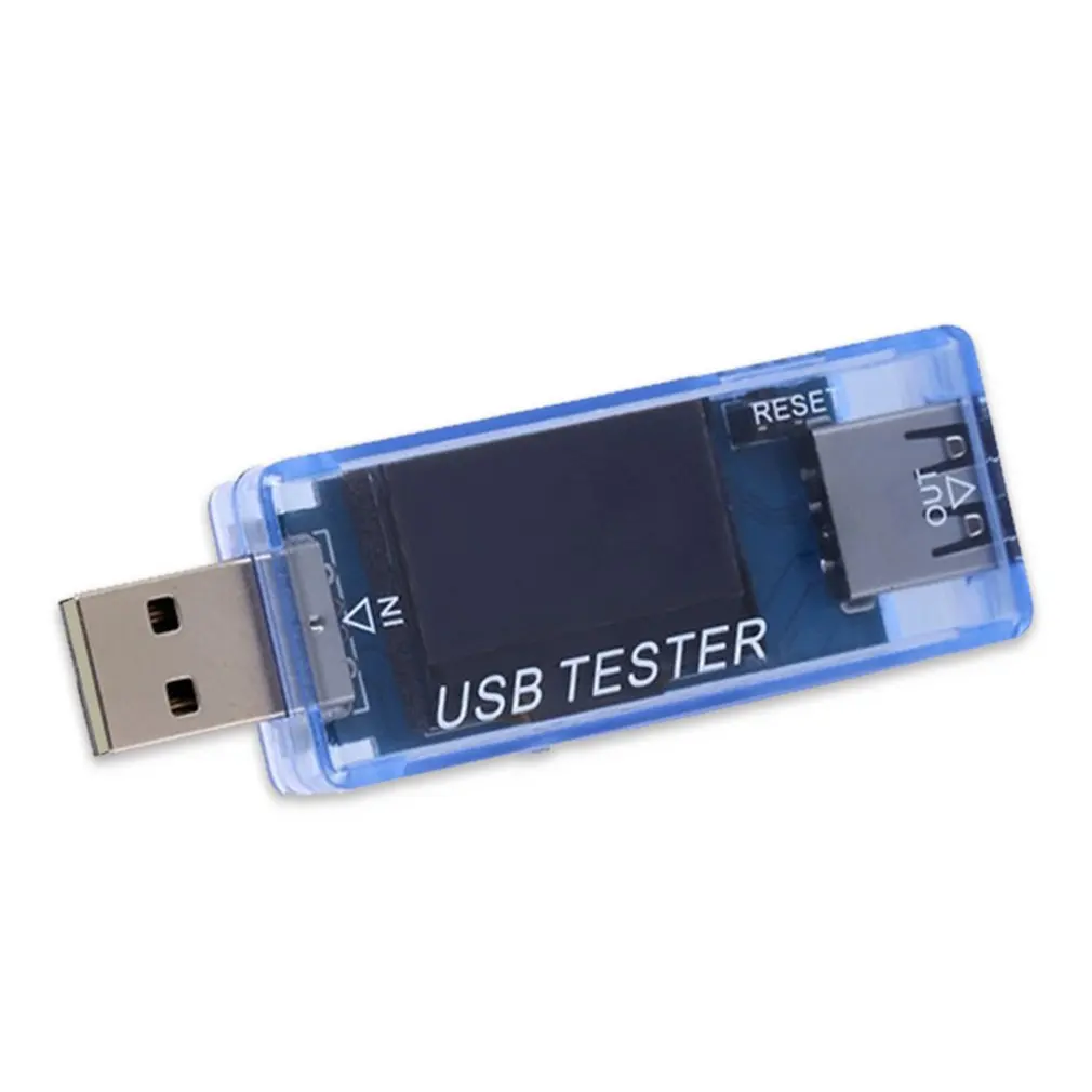 Маленького размера USB тестер адаптер цифровой прибор для измерения уровня Дисплей DC мультиметр Напряжение ток постоянной ёмкости, универсальный конденсатор для кабеля Зарядное устройство