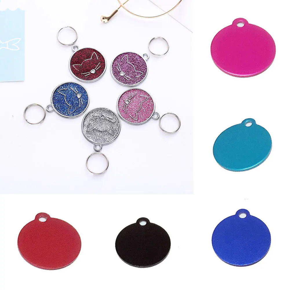 Новинка, Pet Tag, удостоверение личности, кулон, анти-потеря, кошка, собака, тег, удостоверение личности, 5 цветов, 2 стиля