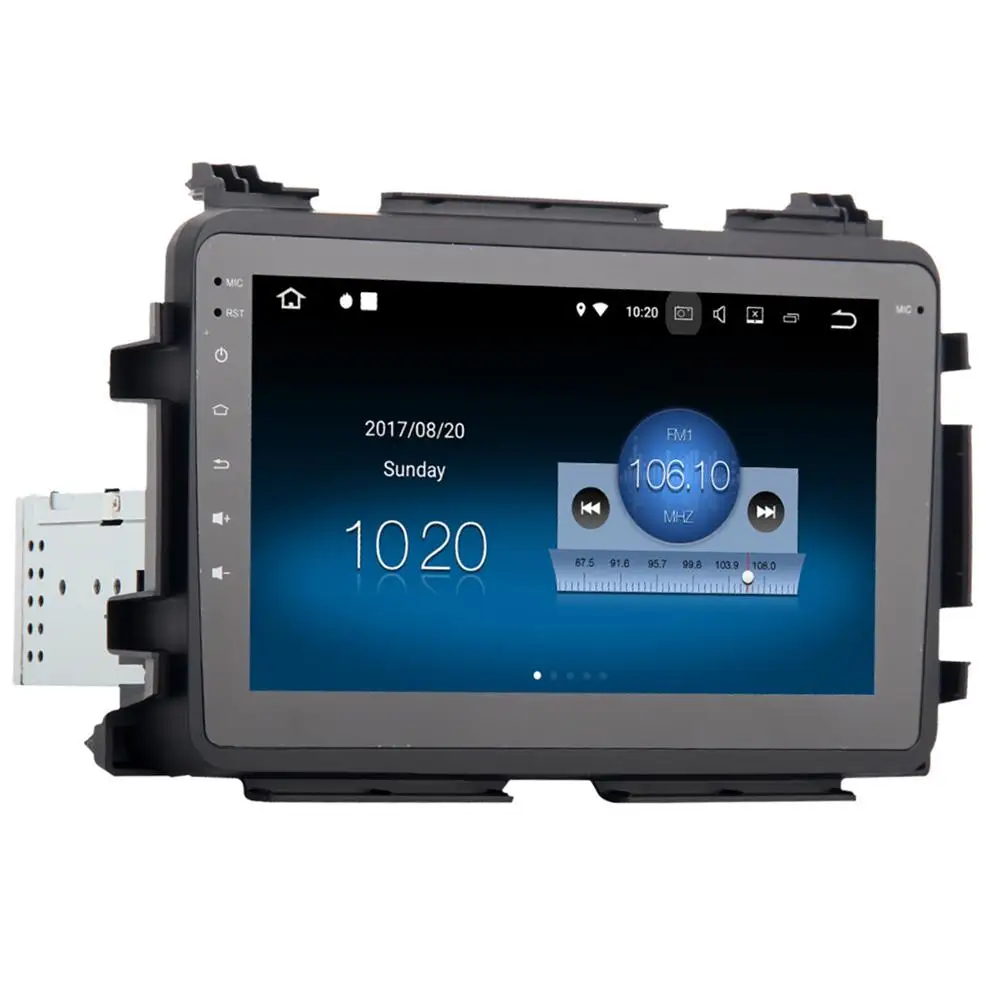 1 Din автомобильный проигрыватель с радио и GPS Мультимедиа Видео плеер Android 8,0 8 дюймов HD 1080 P сенсорный экран для Honda Vezel HR-V HRV