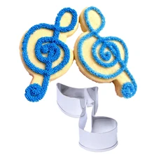 1 шт./лот из нержавеющей стали музыкальный инструмент для готовки помадки кухонная принадлежность для резки DIY выпечки кондитерских инструментов печенье резак