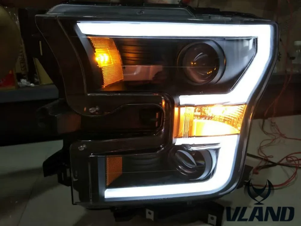 Автомобильный головной светильник VLAND от производителя для RAPTOR светодиодный головной светильник для RAPTOR головной светильник с ксеноновыми скрытыми линзами проектора