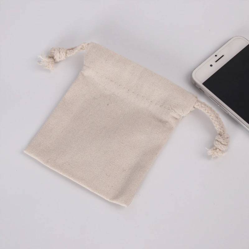 Calico Drawstring Bags Bulk Calico Bags Cotton Tote Bag Pack of 20pcs Canvas Drawstring Gift Bag