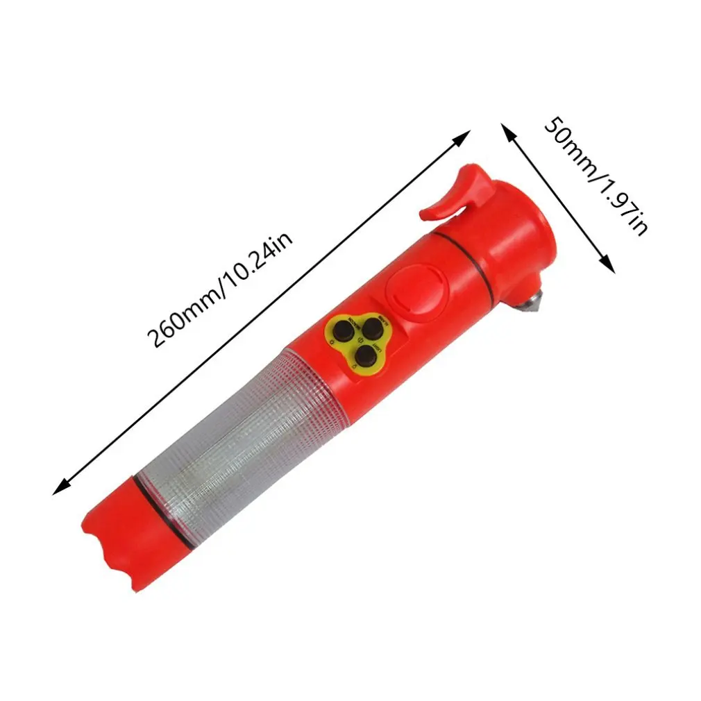 Мульти-Функция молоток безопасности автомобиля побег разбитые окна молоток шесть-в-одном аварийный инструмент с звуковой сигнал вспышка
