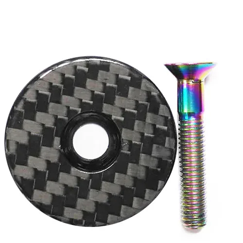 multicolor screw Гарнитура, велосипедная Кепка, tem caps MCELO, верхняя Кепка, гарнитура для велосипеда с винтом для 28,6 мм 1 1/", Вилочная трубка, колпачки для гарнитуры - Цвет: multicolor screw