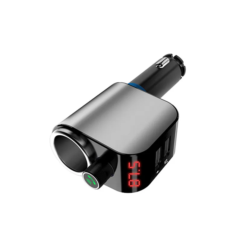 Мини mp3-плеер двойной USB автомобильный Стайлинг беспроводной fm-передатчик Авто модулятор громкой связи Поддержка TF USB музыка 40JUN10