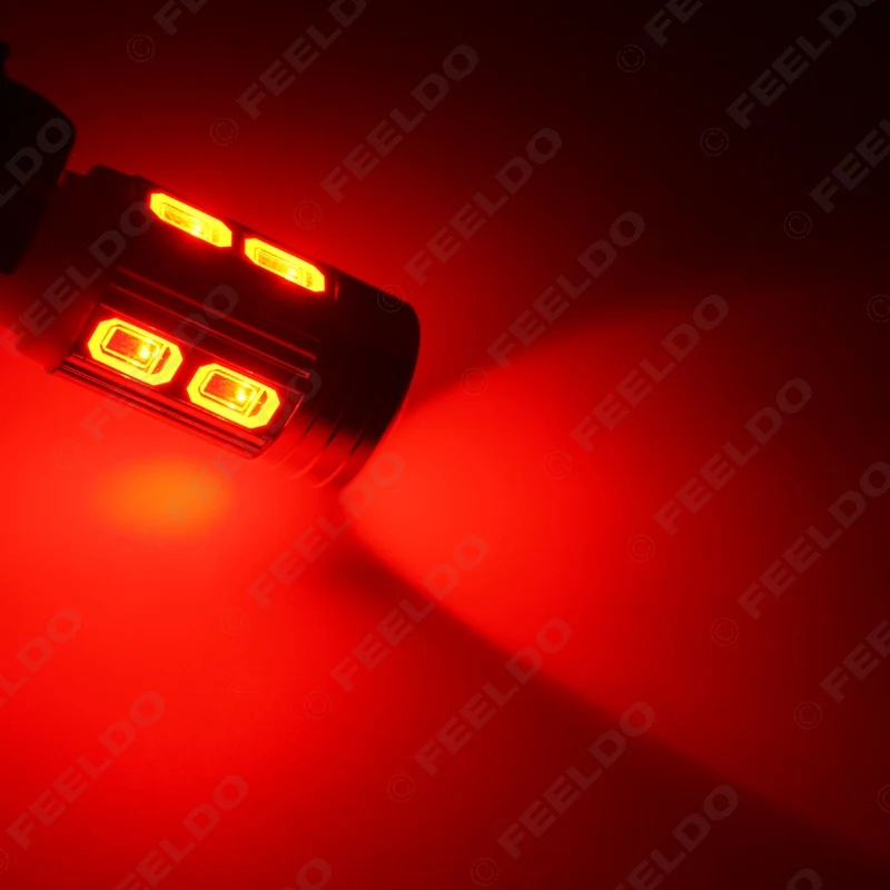 FEELDO для выведения токсинов, 40 шт DC12V T10 194/168 Клин 10-SMD 5630 чип Автомобильный светодиодный свет лампы с объективом 7-Цвет