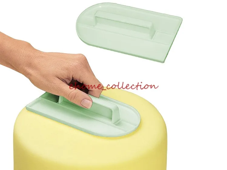

Kitchen Bakeware Smooth Smother Polisher Plate For Wipping Surface Cake Cream Decorating Tools Baking Tool