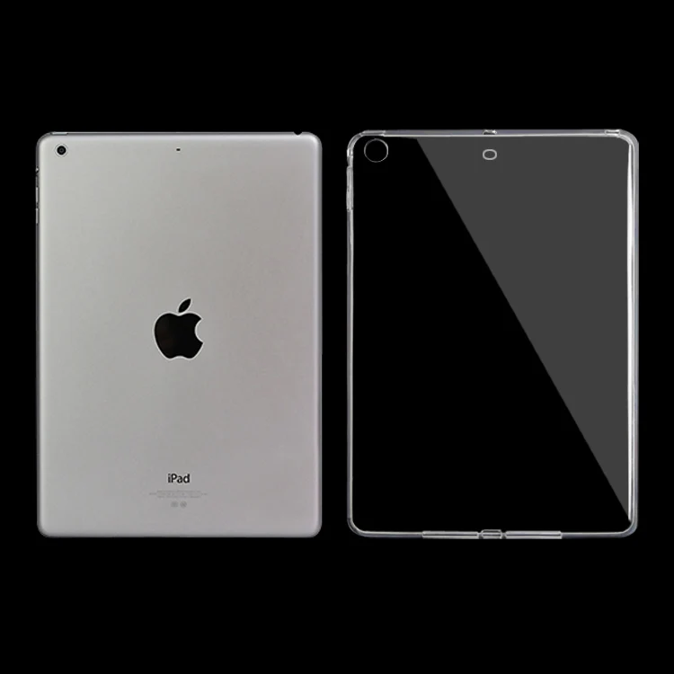 Чехол для iPad Air1, Air2, TPU мягкий чехол кристально прозрачный ультра тонкий чехол для планшета чехол