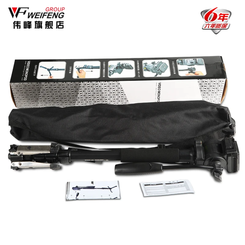 WEIFENG WF 3958 M камера DSLR монопод штатив видео DV жидкая головка держатель дорожная видеокамера