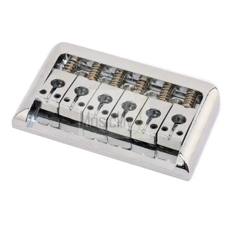 

Chrome Metal Vintage Non Tremolo 6 String Electric Guitar Bridge