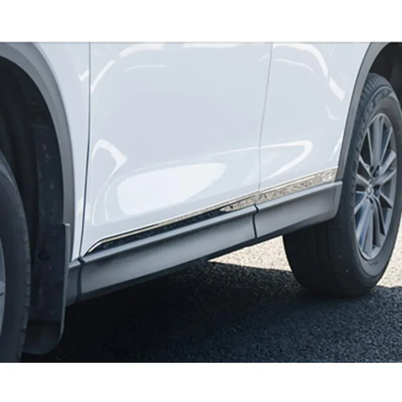 Для Mazda CX5,- из нержавеющей стали хромированная наружная Боковая дверь корпус формовка стример полоса Накладка для коробки передач 4 шт