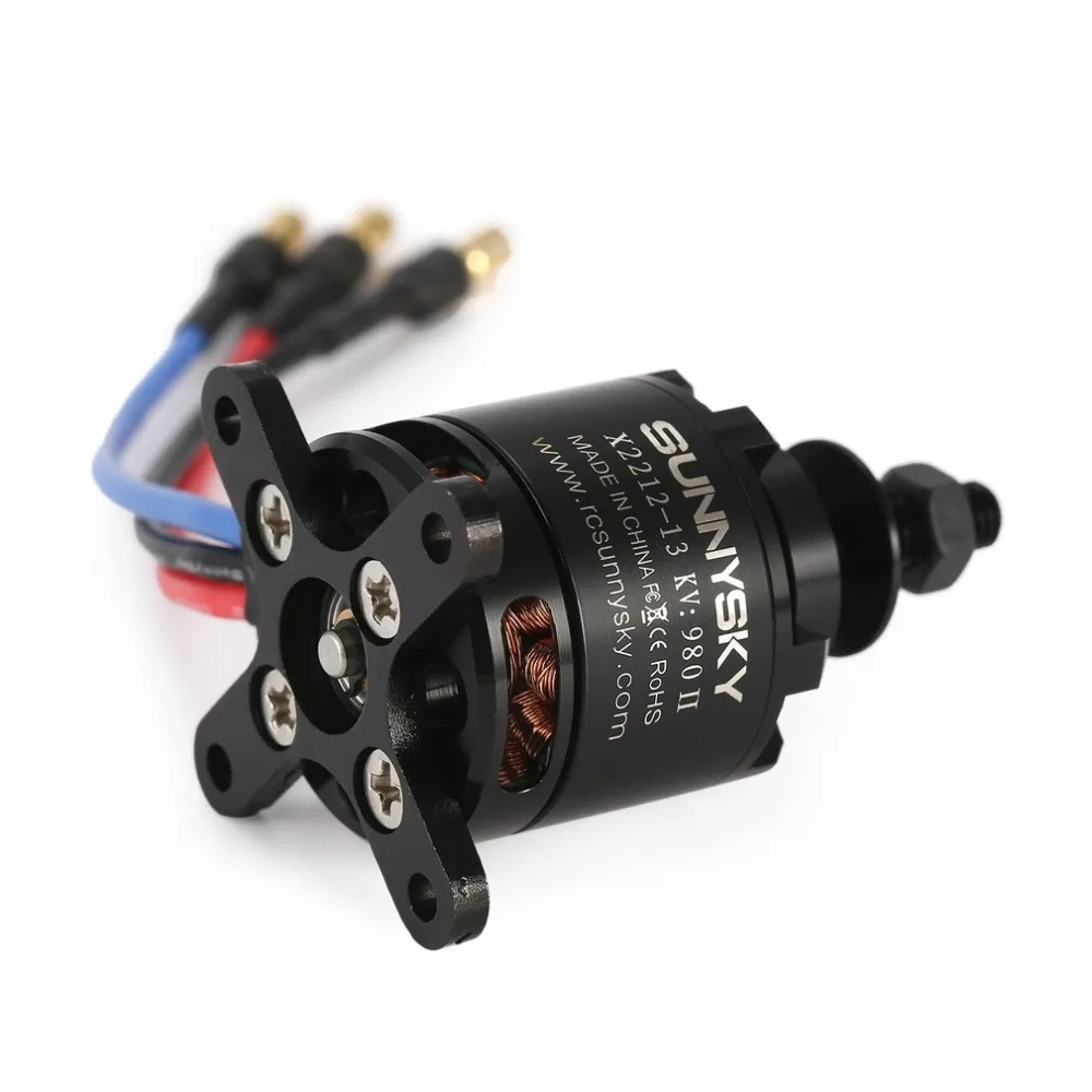 1 шт. Sunnysky двигатели X2212 980KV/1250KV/KV1400/2450KV бесщеточный мотор(короткий вал) Quad-гексакоптер