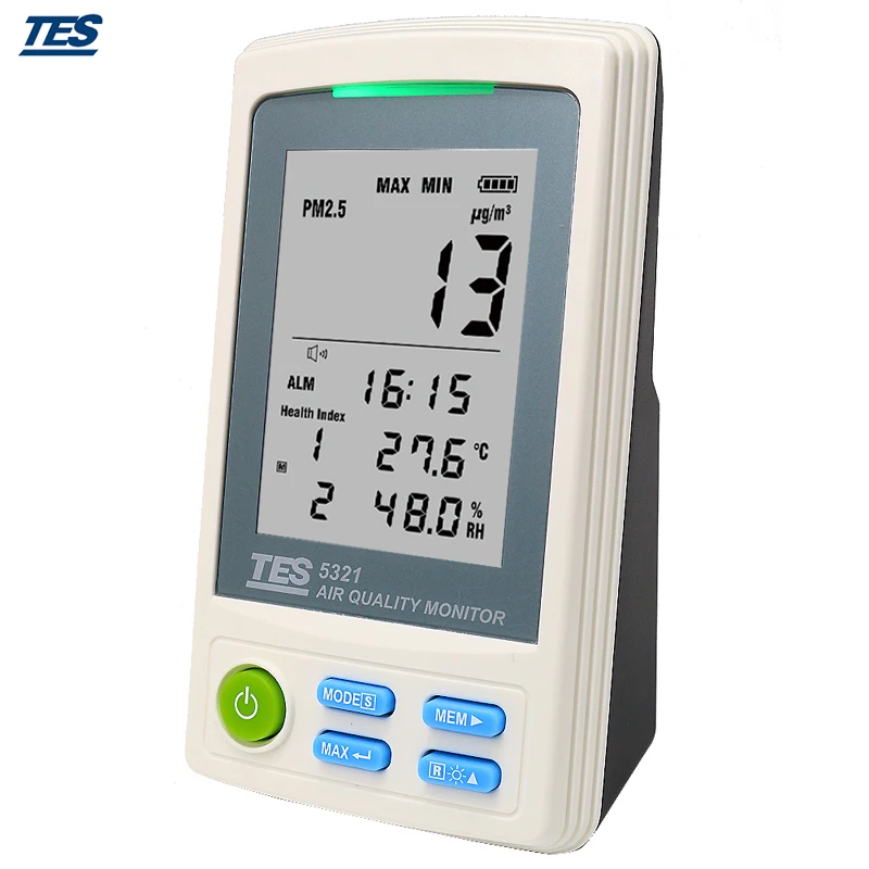 Fine particulate matter pm2 5 measurement air quality monitor humidity