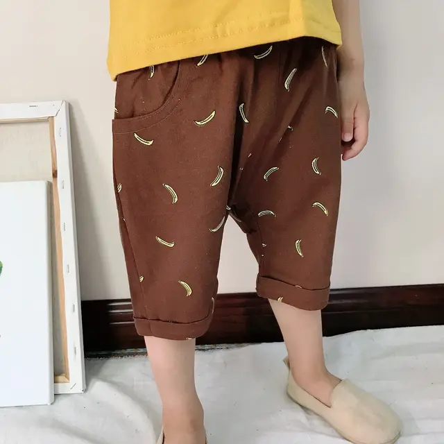 Children Clothing Boys Pants Capris 2018 New Summer Baby Boy Casual Sport Pants Kids Cotton