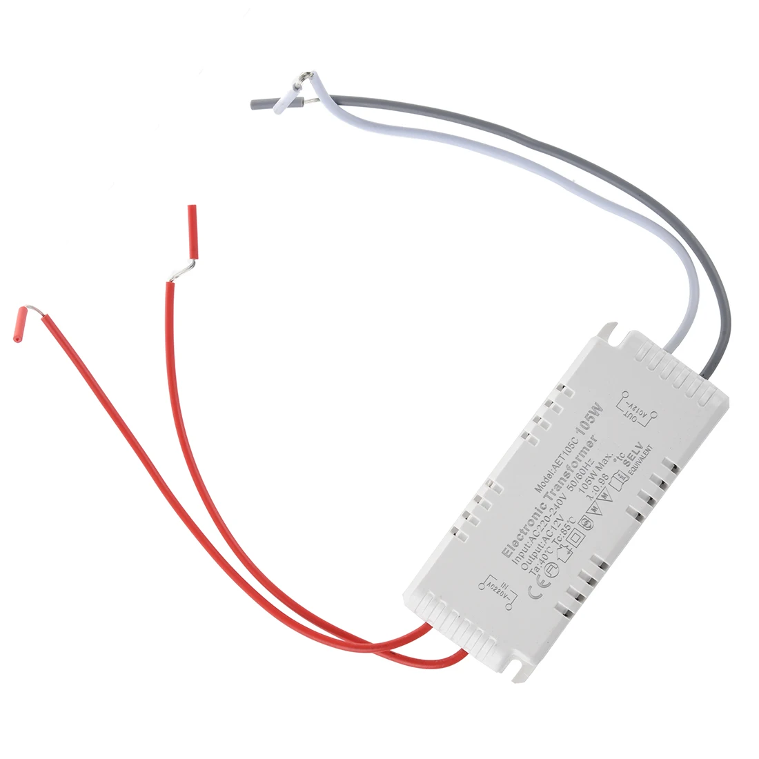 Галогенный светильник, электронный трансформатор 105W 12V 220 V-240 V
