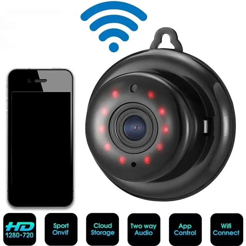 1080p маленькая камера мини Wifi Беспроводная камера высокого качества умная камера безопасности ночное видение