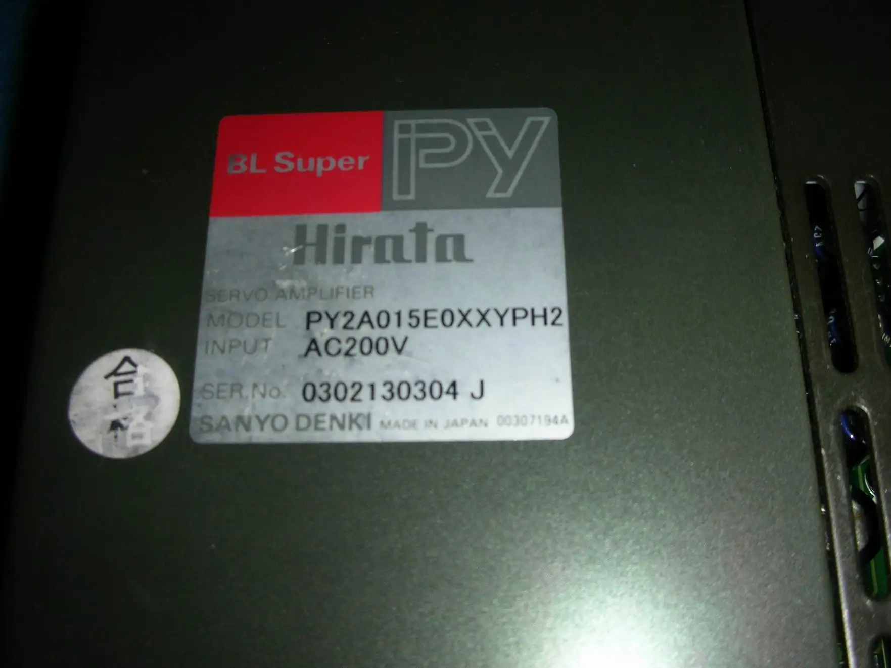 1 шт. б/у Sanyo PY2A015E0XXYPH2