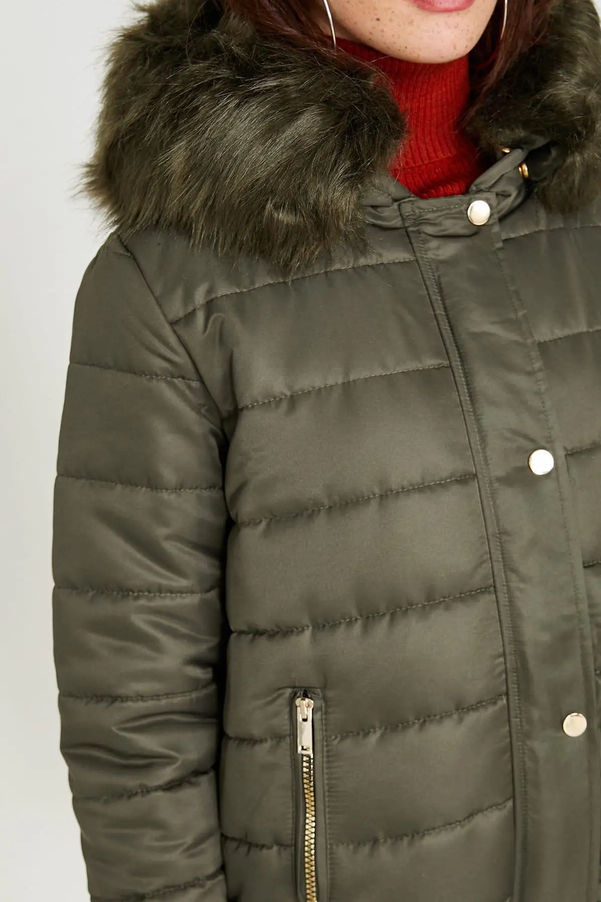 Koton женские зеленые пальто 9KAK53958QW