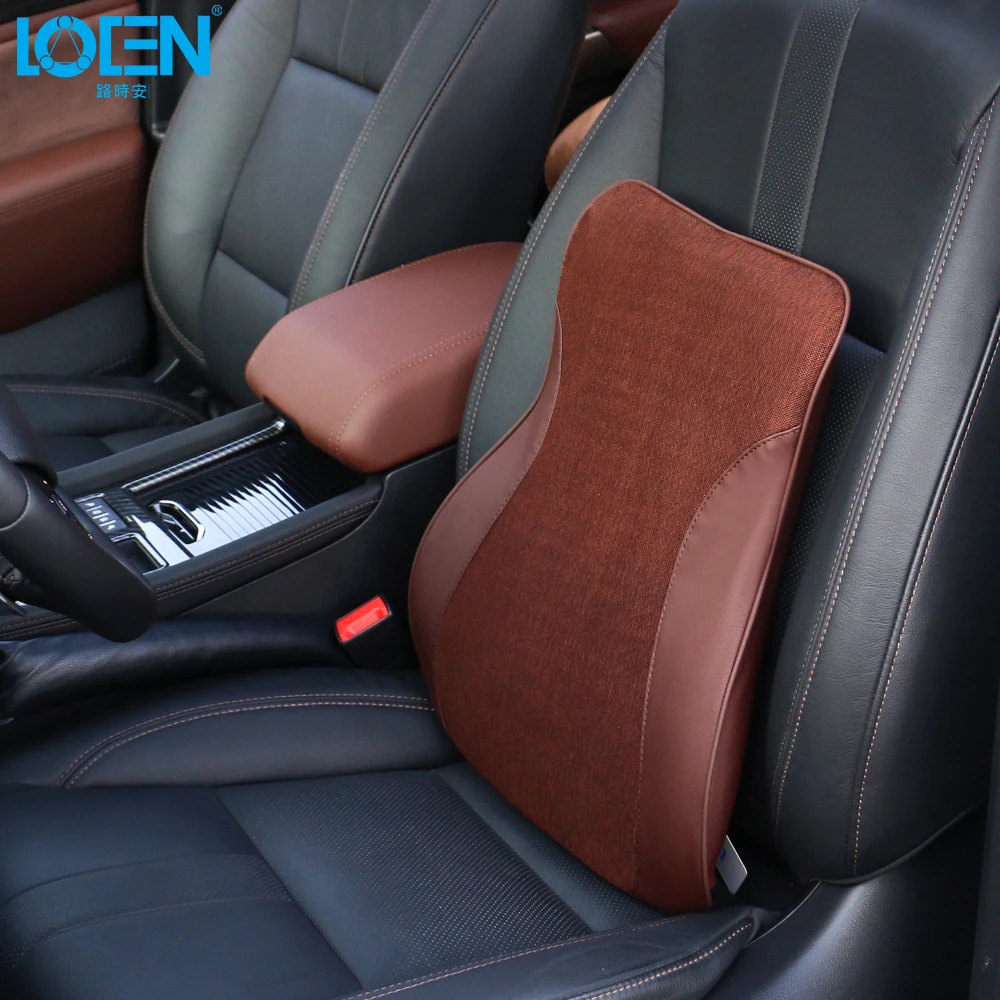 LOEN Foam с эффектом памяти, автомобильная поясничная поддержка для офисного кресла, автомобильные чехлы, поддержка автокресла, универсальная Поддержка заднего сиденья автомобиля, поддержка талии