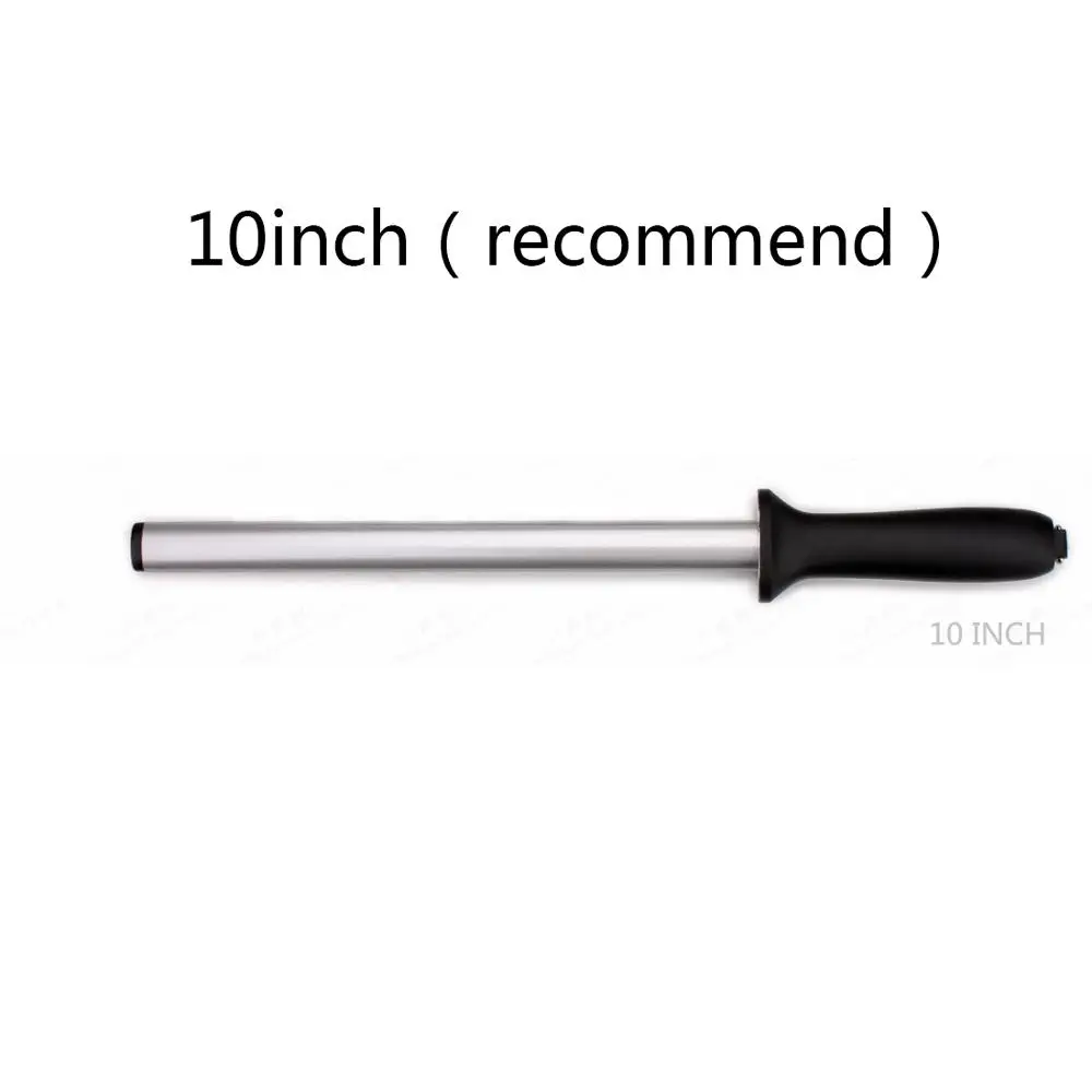 diamond rod 10 inch Кристалл) 1 шт. 8/10/12 дюймов Заточка Стержень Точило для кухонных ножей мусата алмазные помол - Цвет: diamond rod 10 inch