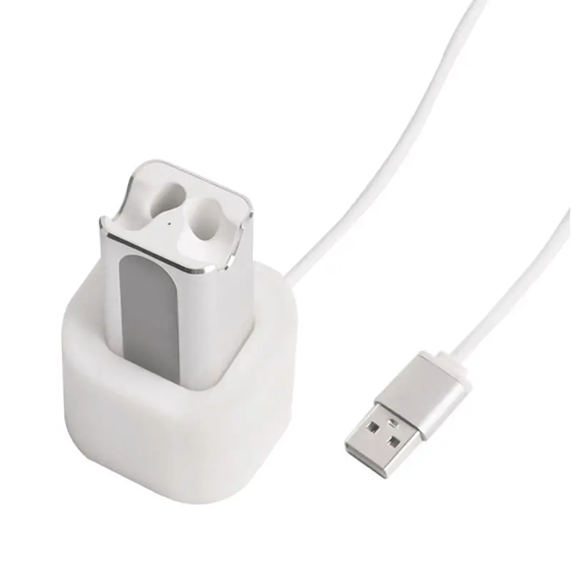 Алюминиевые наушники настольная USB Зарядка адаптер док-станция держатель Подставка для Airpods