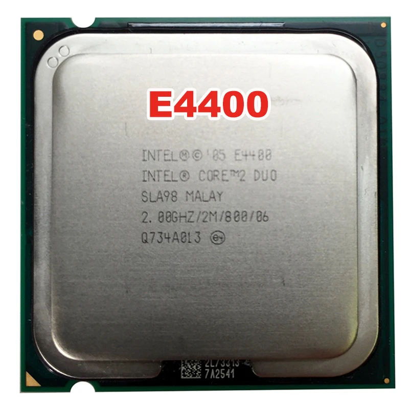 INTEL Core 2 Duo двухъядерный E4400 разъем LGA 775 Процессор процессор (2 ГГц/2 м/800 мГц) 65 Вт