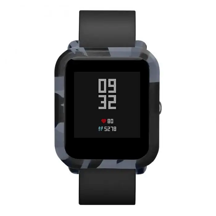Тонкий силиконовый чехол с рамкой, защитный чехол-бампер для Huami Amazfit Bip Younth Watch-Drop