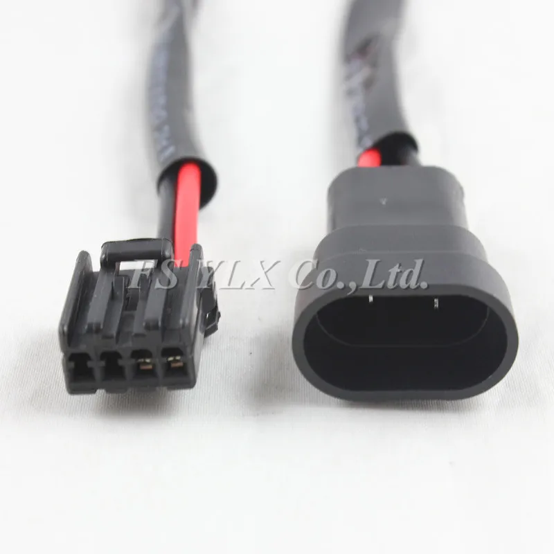 FSYLX 2x для Mitsubishi D3S HID ксеноновая лампа замена шнуров питания Кабели для Mitsubishi D3 HID адаптер балластов вилка