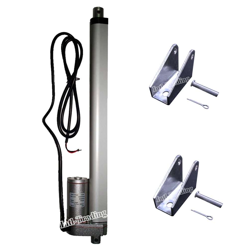 1500N Linear Actuator 12V Electric Motor 330Lbs Max Auto Lift for Solar Tracker