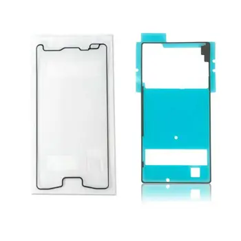 

100set/lot For Sony Xperia Z4 Z3+ E6553 E6533 Front Housing Sticker + Back Cover Sticker Adhesive Glue Tape