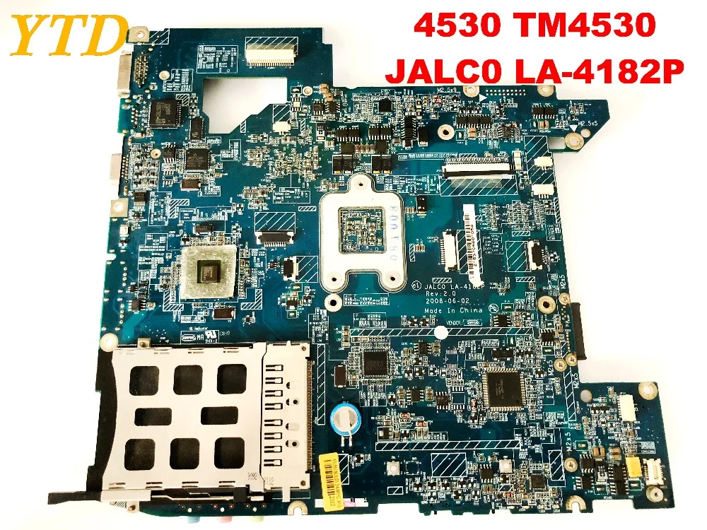 Оригинальная материнская плата для ноутбука ACER 4530 TM4530 JALC0 LA-4182P протестирована