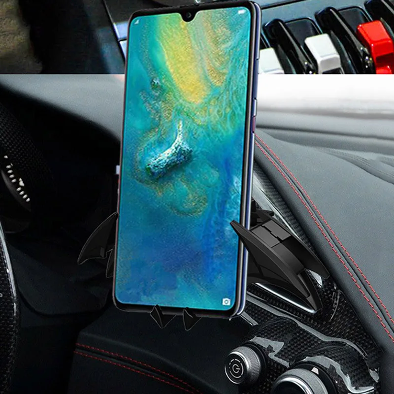Автомобильный вентиляционный телефон крепление в форме летучей мыши Hands Free Gravity Авто держатель для телефона Колыбель QJY99