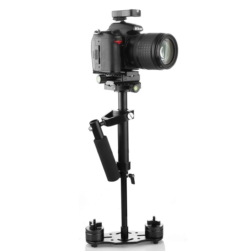 S60 60 см фото видео алюминиевый сплав Ручной Стабилизатор съемки Steadycam DSLR Steadicam для видеокамеры DSLR Canon Nikon