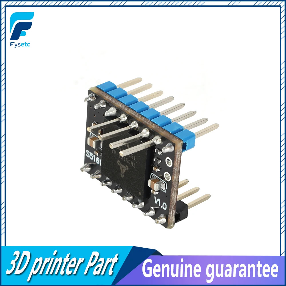 TMC5161 V1.0 SPI Драйвер шагового двигателя высокой мощности 3.5A бесшумный драйвер StepStick для Nema 17 23 Замена двигателя TMC5160 VS TMC2130