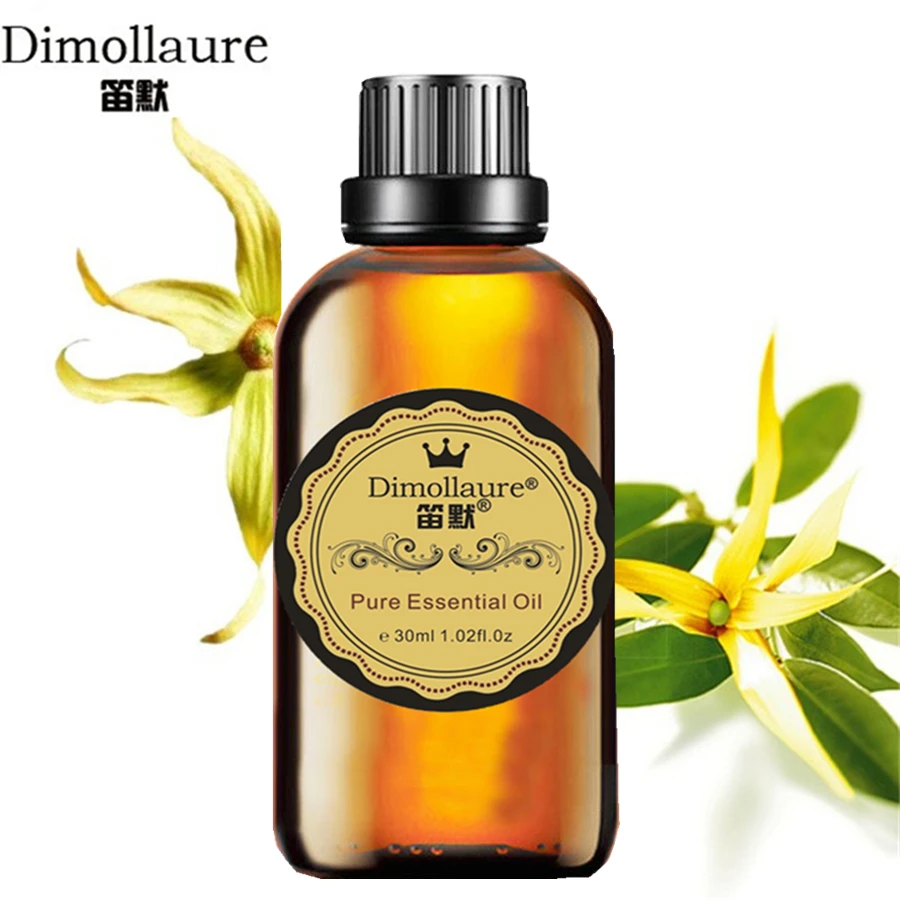 Масло для массажа тела Dimollaure Ylang 30 мл ароматерапия эфирное масло растений|essential