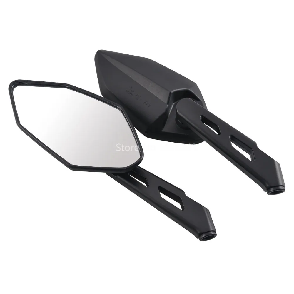 M10 Motorcycle Rear View Mirror Case Fits for Kawasaki ER 6N 6F ER-5 Z800 Z900 Z1000 Z750 W800 ZRX400 ZRX1100 ATV 10mm Mirrors