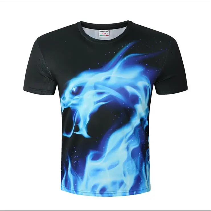 Новая популярная Сексуальная мужская 3D футболка с коротким рукавом для девушек, Мужская футболка с рисунком, Мужская компрессионная футболка для фитнеса размера плюс 4XL - Цвет: Серый