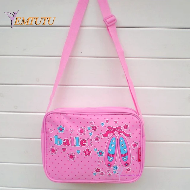 Aliexpress Waterproof Canvas Crossbody S Ballet Bag Waterproof Canvas Crossbody S Ballet Bag Flowers Dance Shoes Printing Cute Pink Bags