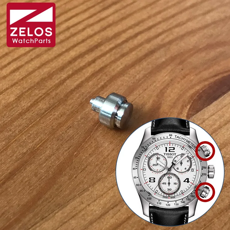Часы Толкатель для Tissot T-Sport V8 watcn T039.417 хронограф и пуговицы