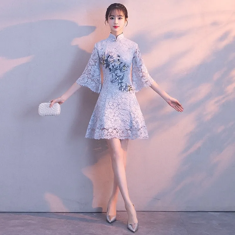 Китайский стиль свадебное длинное Cheongsam ретро сексуальное тонкое вечернее платье вечерние платья свадебное платье Qipao модная Дамская одежда Vestidos красный