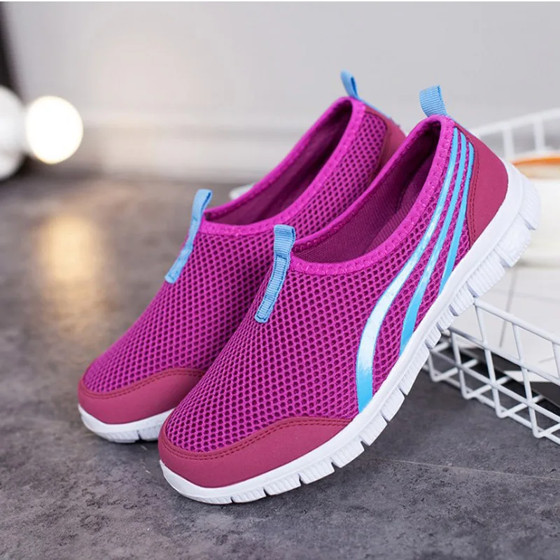 2017 Summer New Sports Leisure shoes for Men Women Comprehensive training shoe Mesh breathable light comfortable non slip blue