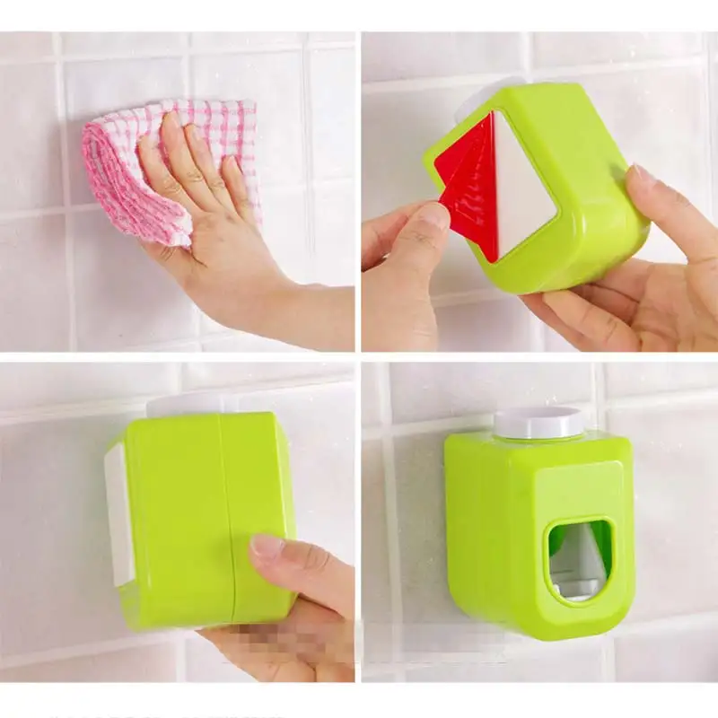 

Wall Mount Automatic Auto Squeezer Toothpaste Dispenser Hands Free Squeeze Out MF999