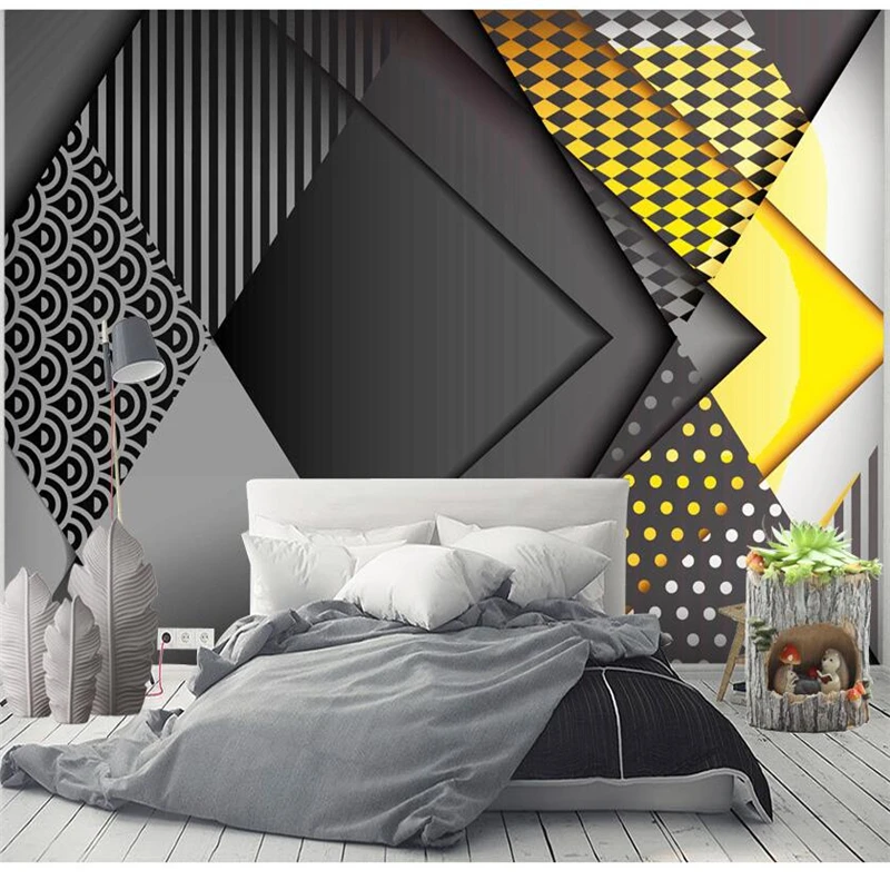 

beibehang papel de parede Custom wallpaper Nordic Minimalist Minimalistic Geometric Graphic Background Wall Murals behang