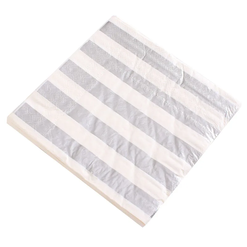 As Picture 20pcs 20 шт./партия радужные вечерние салфетки Единорог, одноразовые салфетки, бумажные салфетки для свадебной вечеринки, дня рождения, для домашнего ужина, посуда - Цвет: As Picture 20pcs