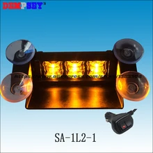 SA-1L2-1 Янтарный супер яркий светодиодный индикатор, 12 V-24 V мигающий полицейский светодиодный свет, 3 W светодиодный предупреждающие огни, мини-объектив, светодиодный аварийное освещение