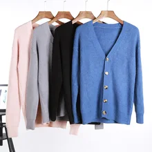 Осень мужской кардиган с v-образным вырезом толстый свитер тонкий свитер талия шерстяное пальто подлинное Мужское пальто хип хоп розовый и синий M-2XL